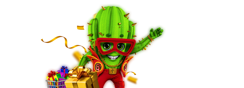 Маскот Cactus в магазине бонусов
